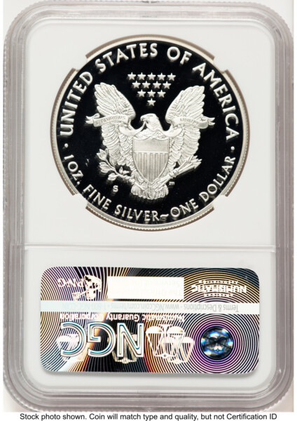 2017-S Proof Silver Eagle Congratulations Set 1 oz FR 225th Anniversary Label 70 NGC