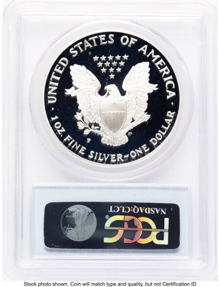 1995-P Proof Silver Eagle 1 oz Blue Label 70 PCGS