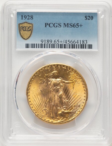 1928 $20 PCGS Secure PCGS Plus 65 PCGS