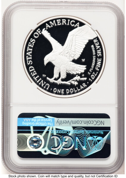 2021-W TY2 Proof Silver Eagle 1 oz Ed Moy 70 NGC