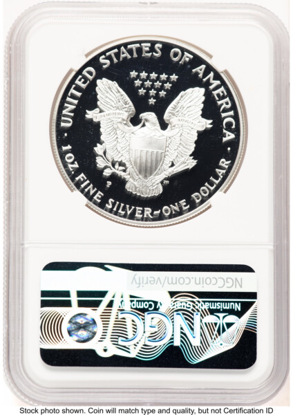 1994-P Proof Silver Eagle 1 oz Thomas Uram 70 NGC