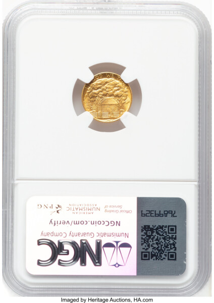 1922 G$1 Grant, With Star NGC Plus 66 NGC