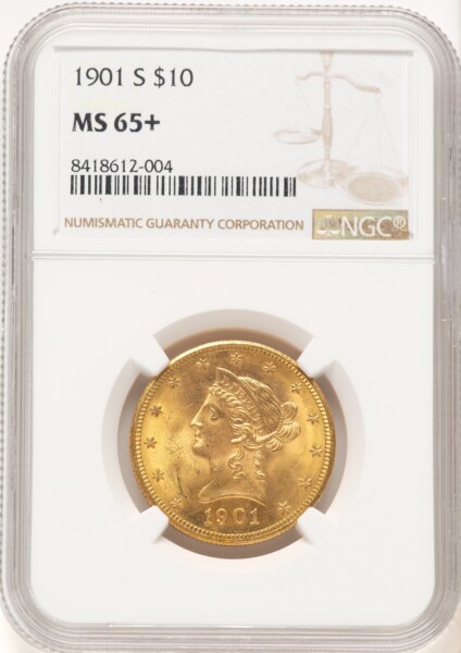 1901-S $10 NGC Plus 65 NGC