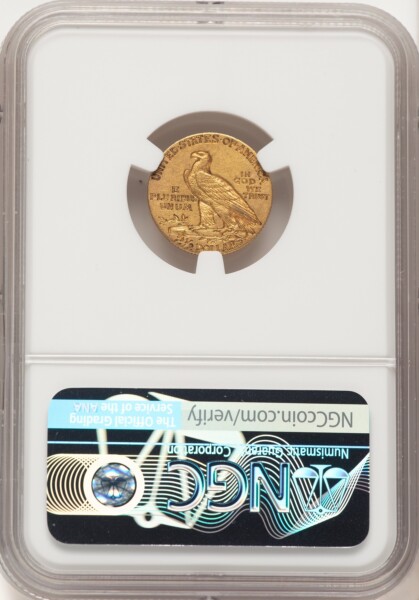 1911-D $2 1/2 WEAK D 55 NGC