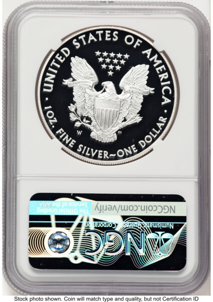 2015-W Proof Silver Eagle 1 oz Thomas Uram 70 NGC