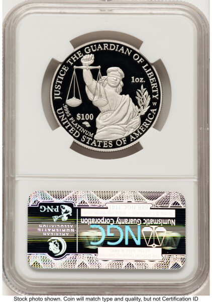 2010-W Proof Platinum Eagle 1 oz ER Blue 70 NGC