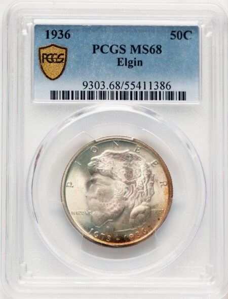 1936 50C Elgin, MS PCGS Secure 68 PCGS
