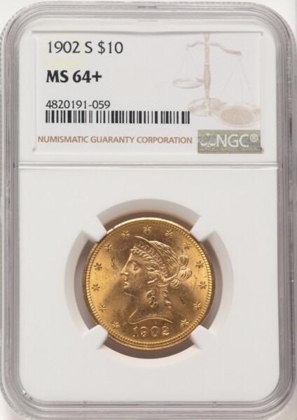 1902-S $10 NGC Plus 64 NGC