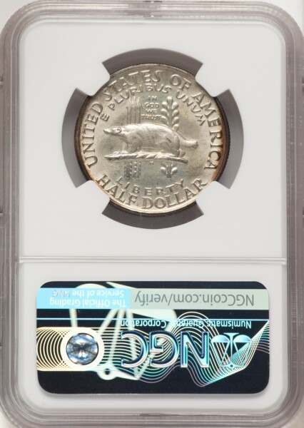 1936 50C Wisconsin, MS 68 NGC