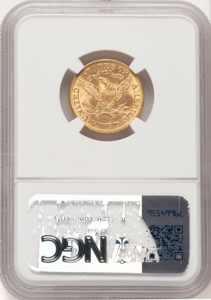 1893 $5 65 NGC