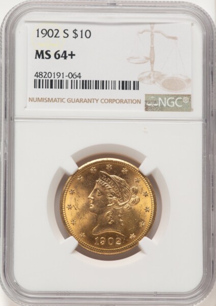 1902-S $10 NGC Plus 64 NGC