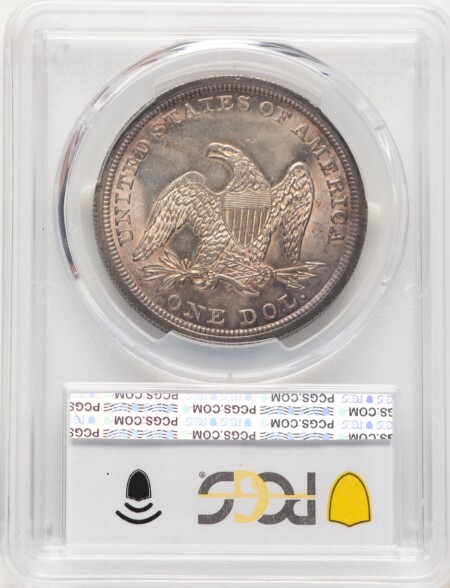 1853 S$1 PCGS Secure 64 PCGS