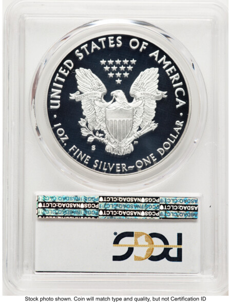 2017-S Proof Silver Eagle Congratulations Set 1 oz FDI Congratulations Set Label 70 PCGS