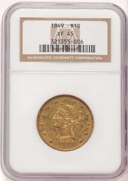 1849 $10 45 NGC