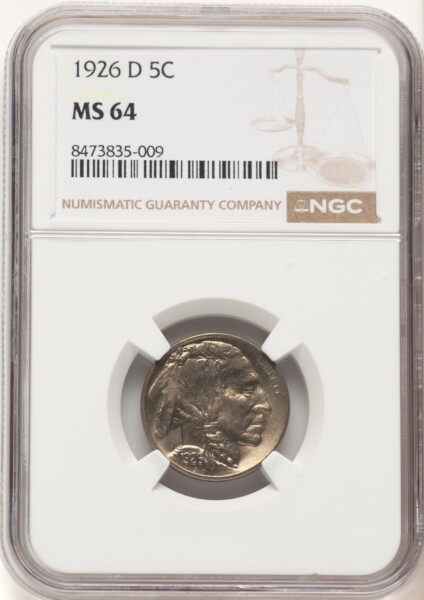 1926-D 5C 64 NGC
