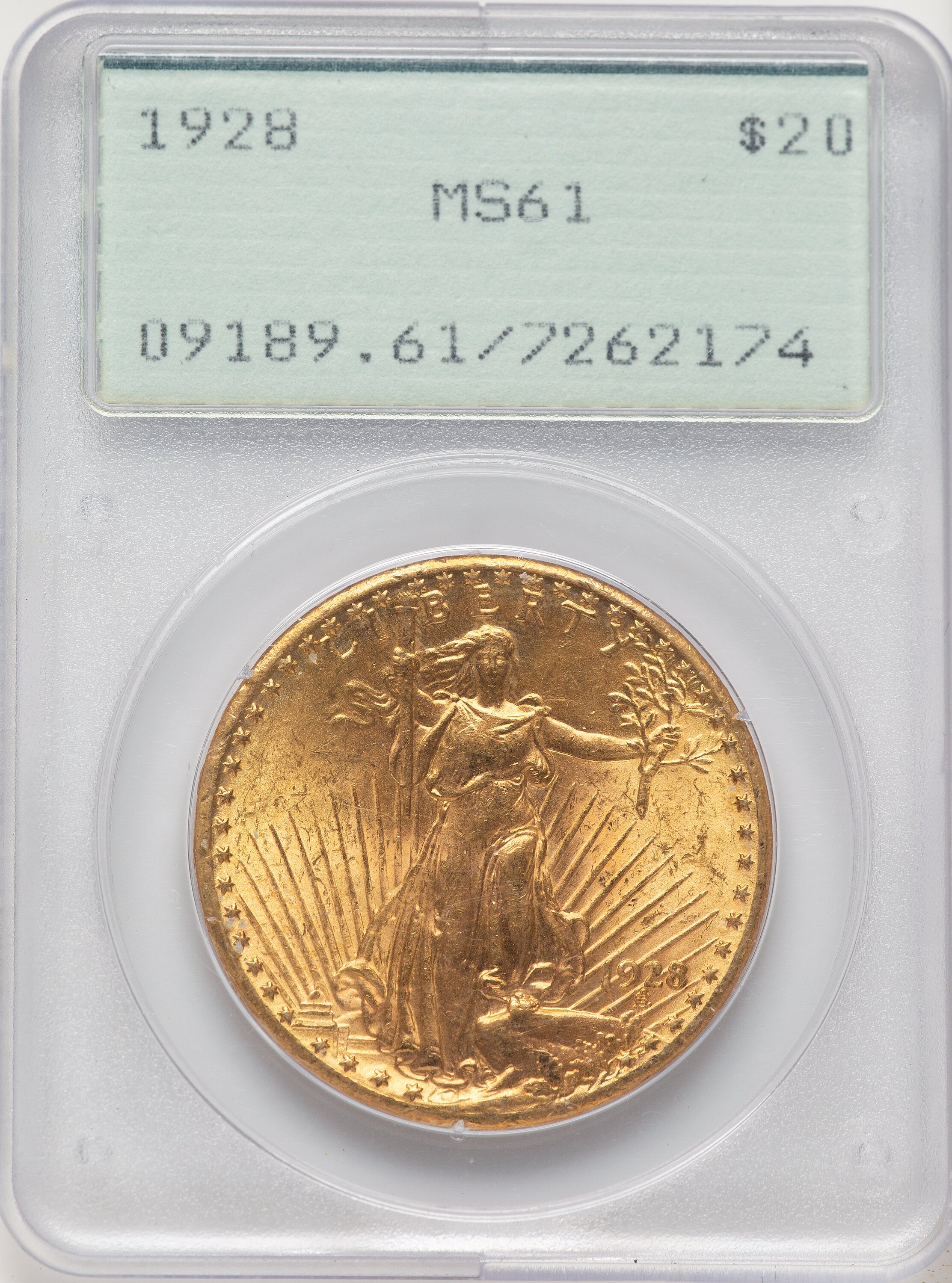 1928 $20 61 PCGS