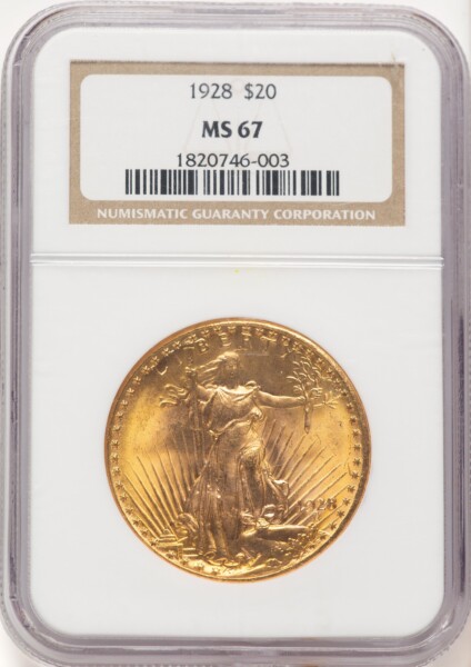 1928 $20 67 NGC