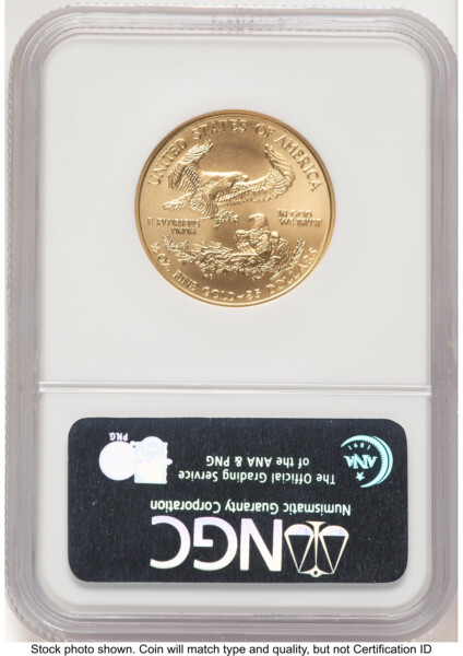 2006-W Burnished Gold Eagle 1/2 oz Brown Label 70 NGC