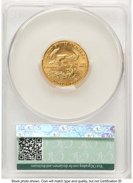 2006-W Burnished Gold Eagle 1/4 oz Non Designation 70 CACG