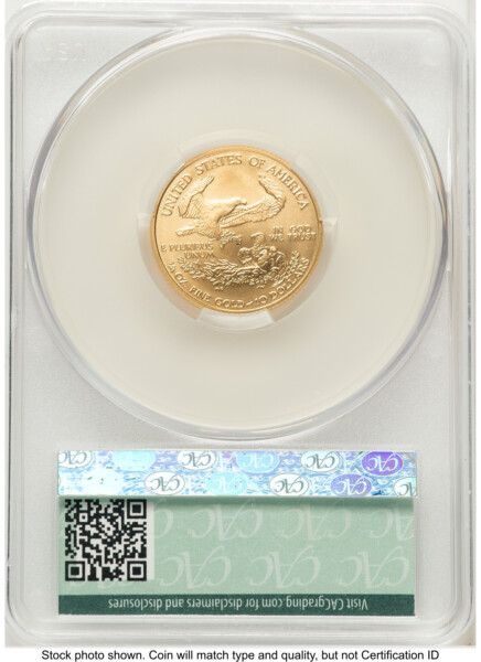 2008-W Burnished Gold Eagle 1/4 oz Non Designation 70 CACG