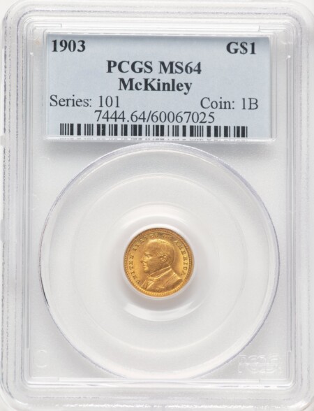 1903 G$1 MCKIN 64 PCGS