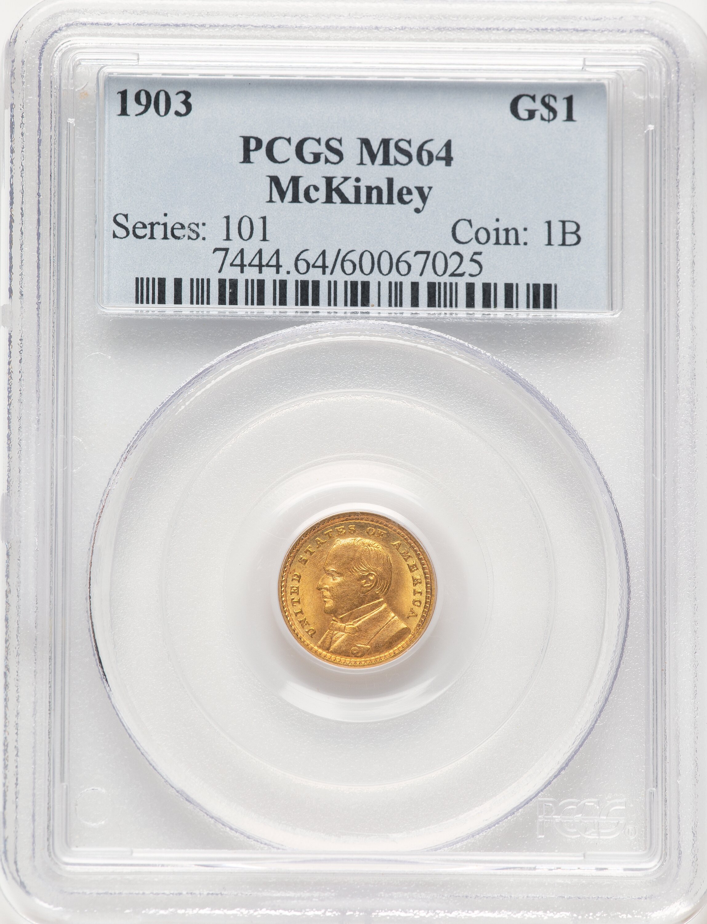 1903 G$1 MCKIN 64 PCGS