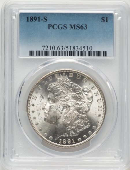 1891-S S$1 63 PCGS