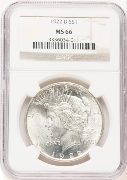 1922-D S$1 66 NGC
