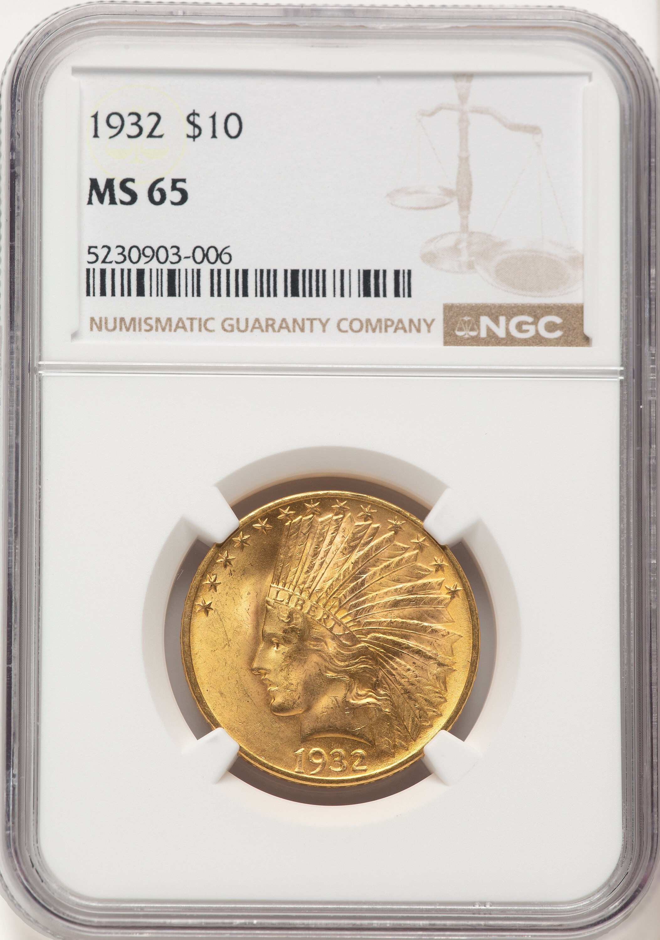 1932 $10 65 NGC
