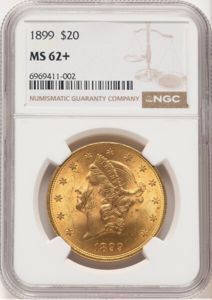1899 $20 NGC Plus 62 NGC