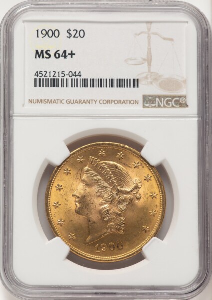 1900 $20 NGC Plus Brown Label 64 NGC