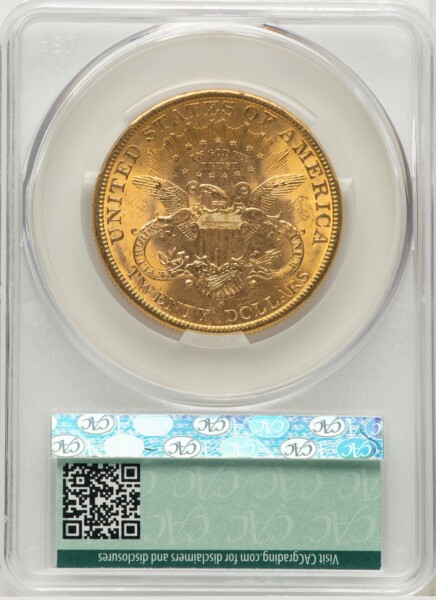 1897-S $20 62 CACG