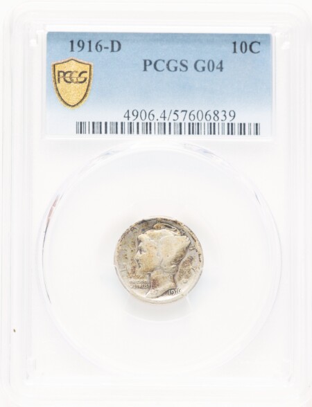 1916-D 10C PCGS Secure 4 PCGS
