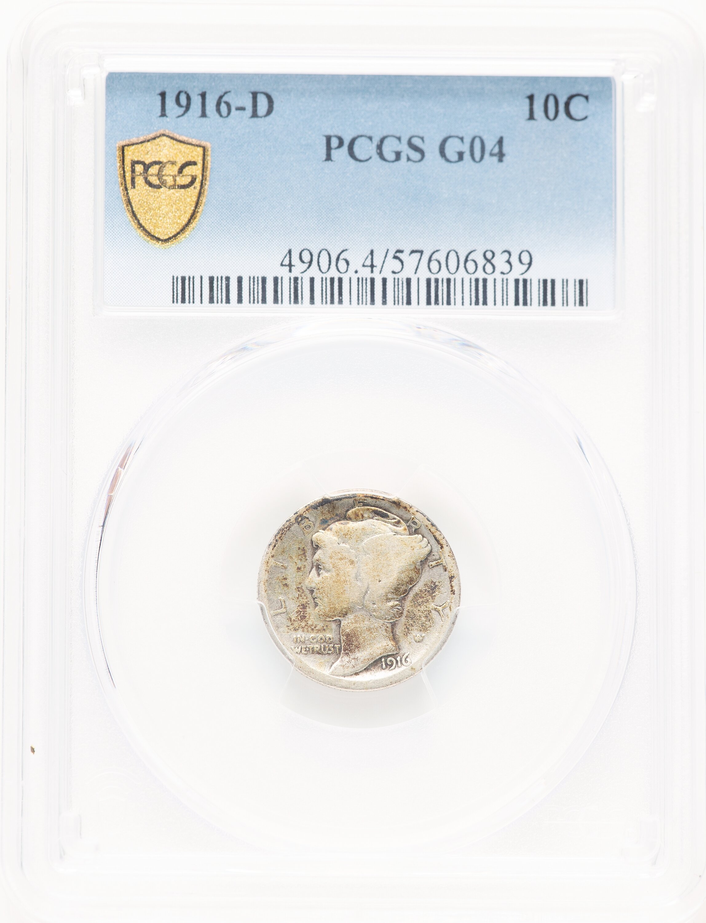 1916-D 10C PCGS Secure 4 PCGS