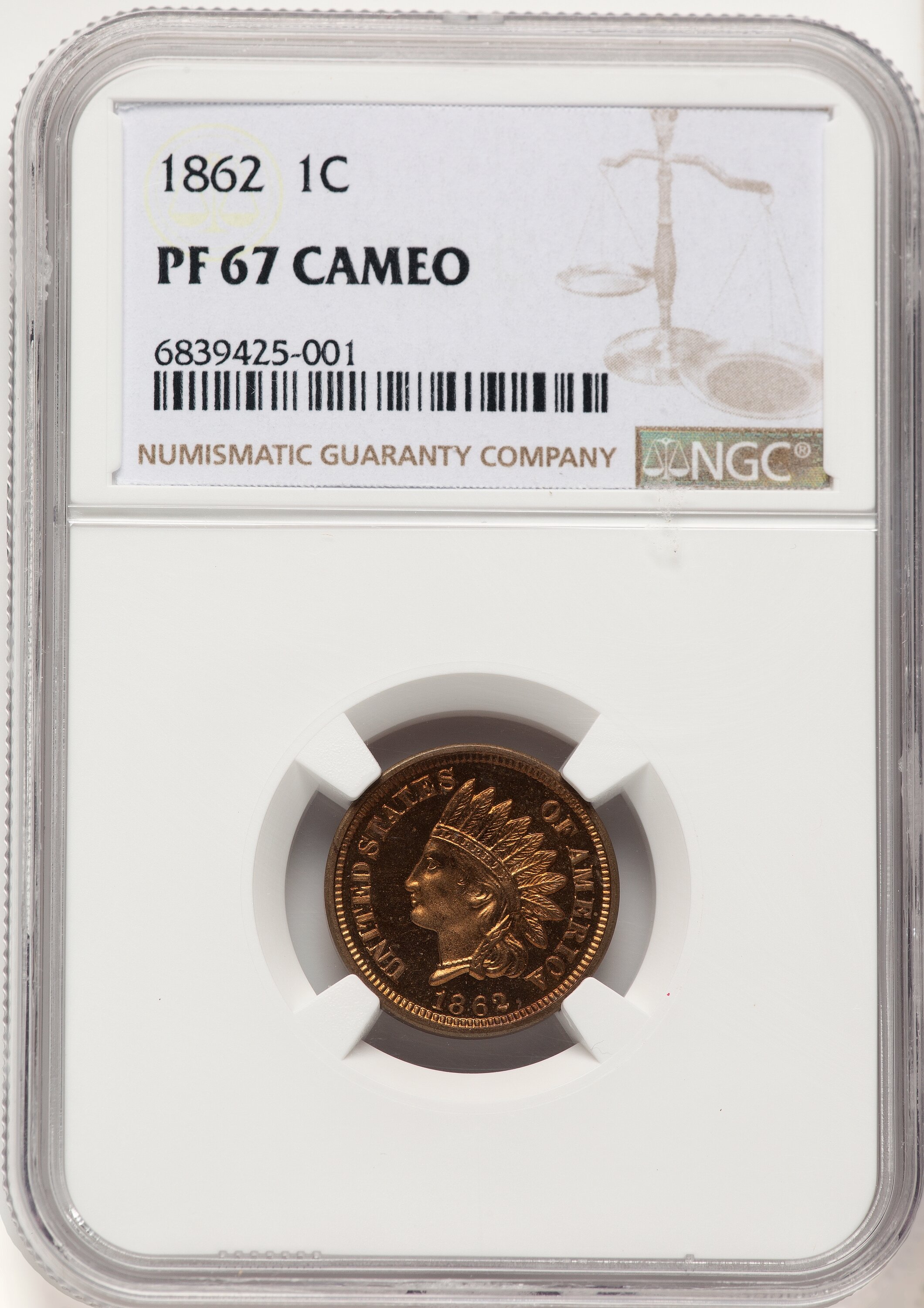 1862 1C, CA 67 NGC