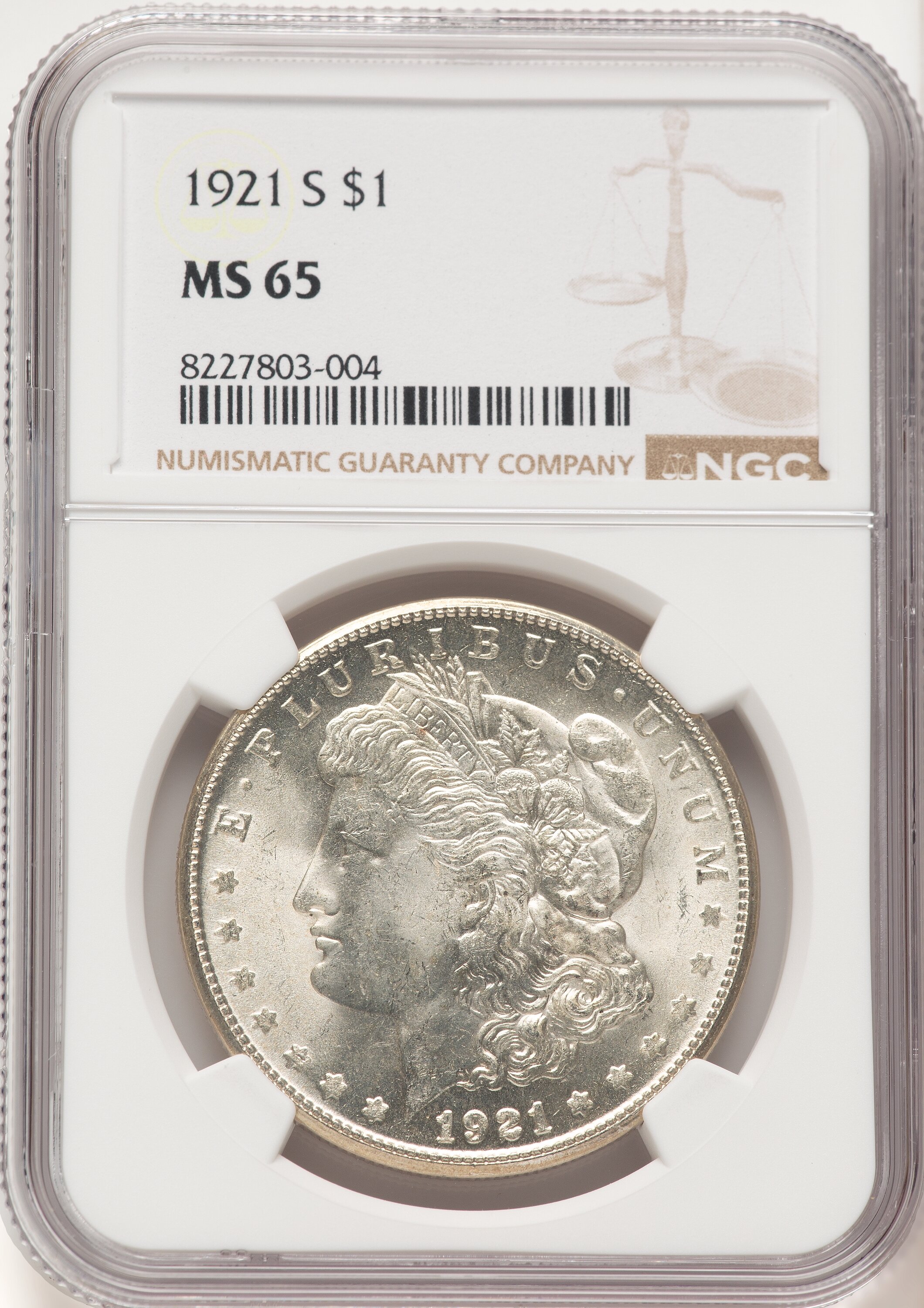 1921-S S$1 65 NGC