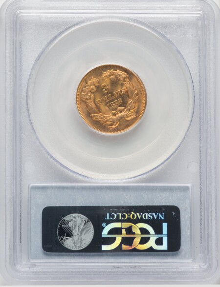 1878 $3 65 PCGS