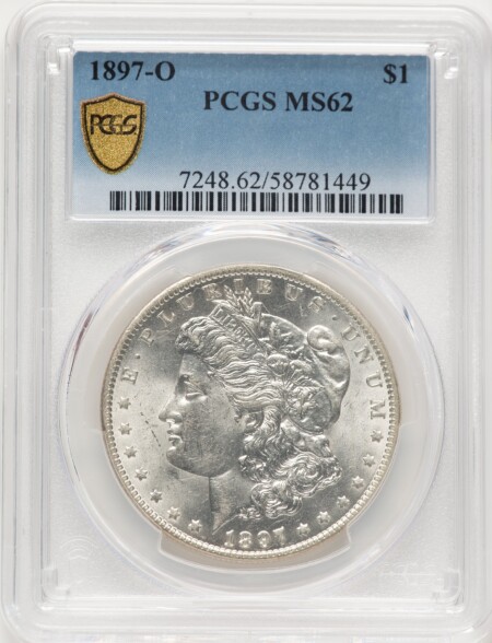 1897-O S$1 PCGS Secure 62 PCGS