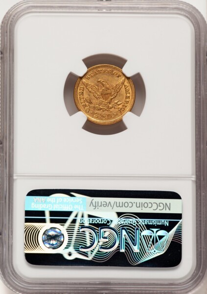 1857 $2 1/2 58 NGC