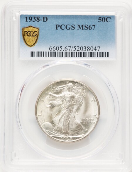1938-D 50C PCGS Secure 67 PCGS