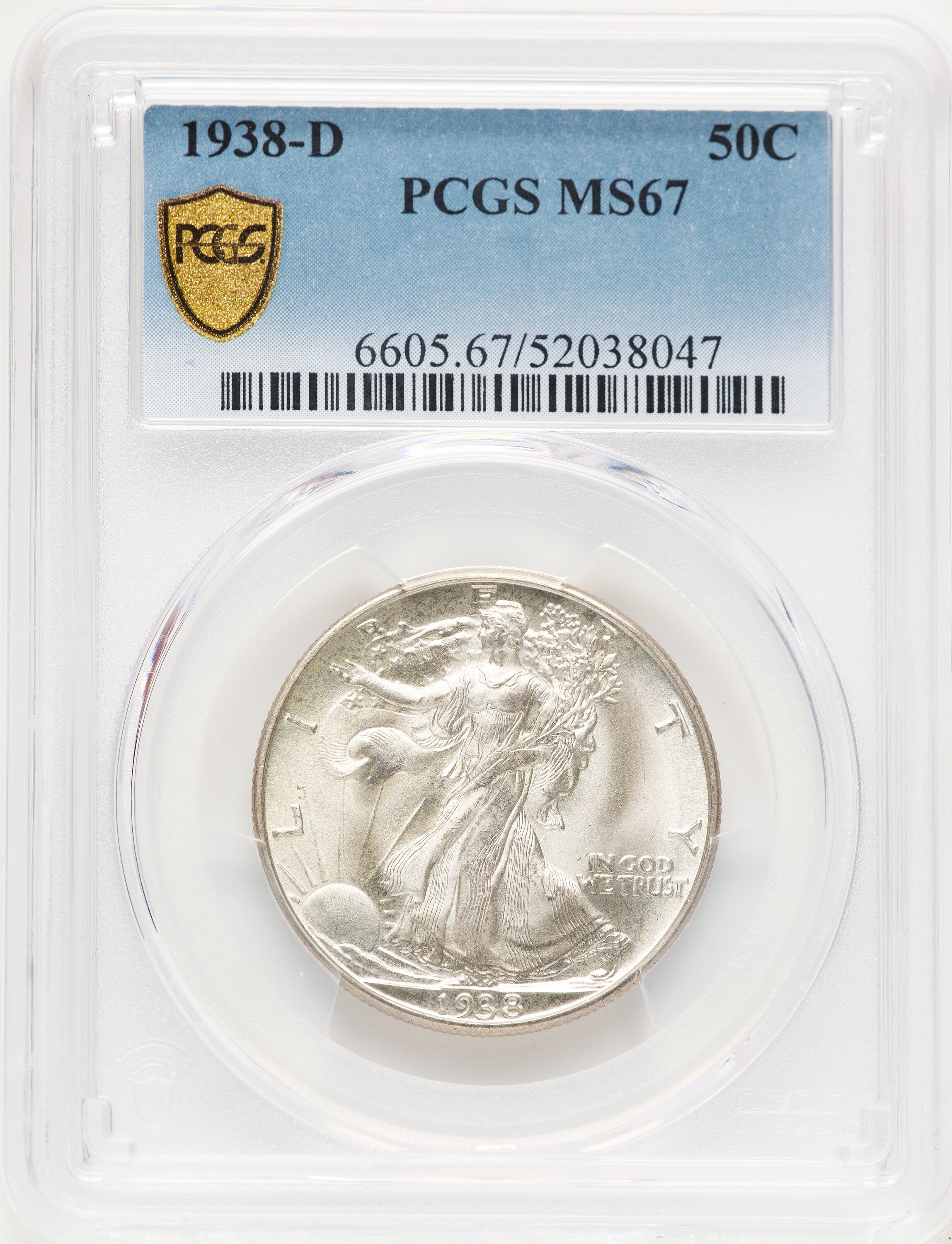 1938-D 50C PCGS Secure 67 PCGS