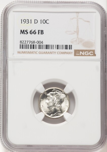 1931-D 10C, FB 66 NGC