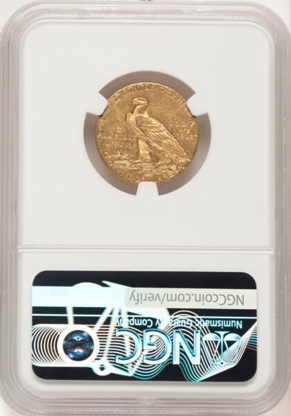 1910-S $5, MS Brown Label 62 NGC