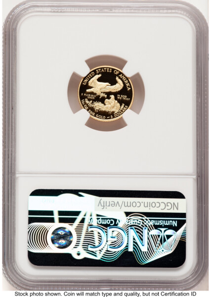 2011-W Proof Gold Eagle 1/10 oz Brown Label 70 NGC