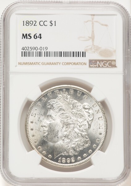 1892-CC S$1 64 NGC
