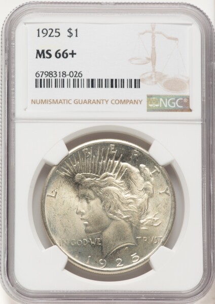 1925 S$1 NGC Plus 66 NGC