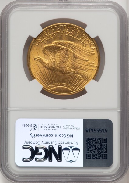 1915-S $20 Brown Label 66 NGC