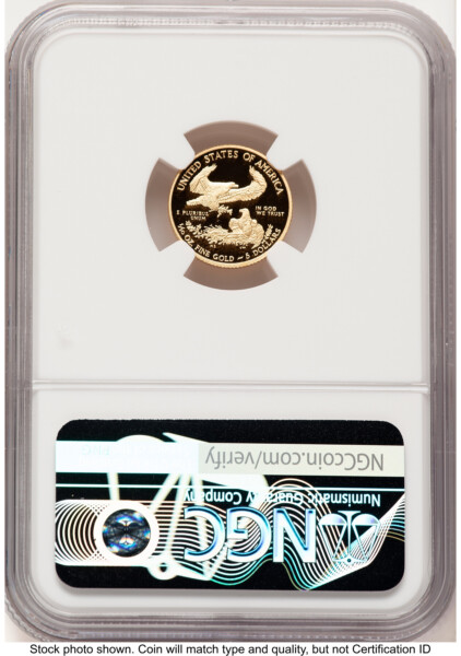 2013-W Proof Gold Eagle 1/10 oz Brown Label 70 NGC