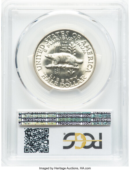 1936 50C Wisconsin, MS CAC 67 PCGS