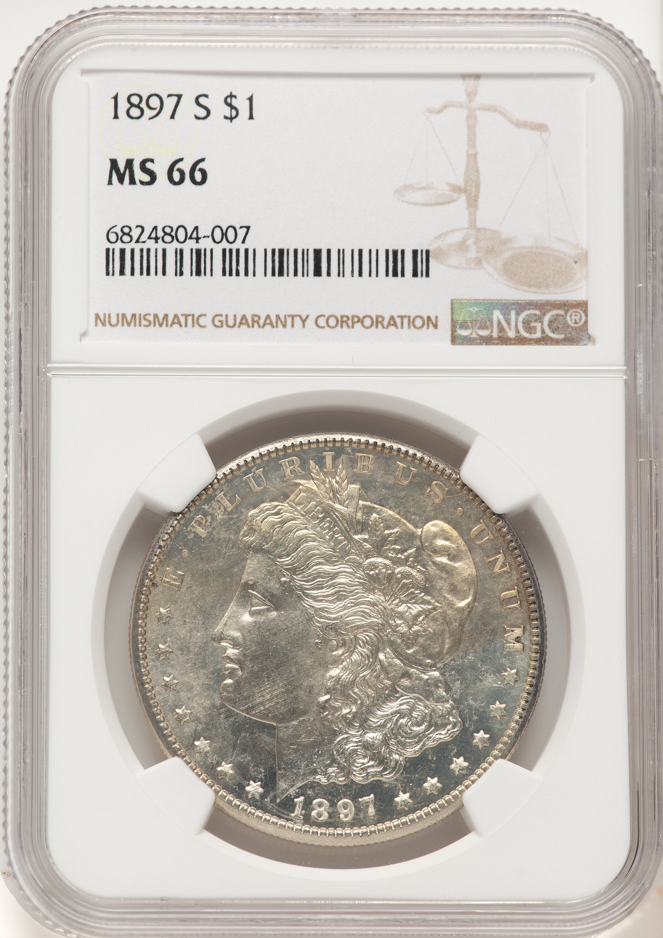 1897-S S$1 66 NGC